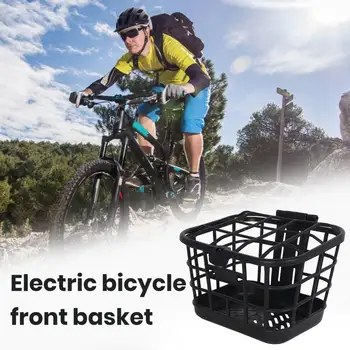 Велосипедна кошница Лесна инсталация, Издръжлив просторна мотор предна кошница Лесна инсталация Здрава носеща способност идеални за скутер