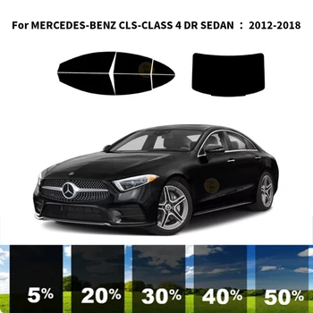 Предварително нарязани на нанокерамическая Автомобили UV фолио За Оцветяването на Прозорци За MERCEDES-BENZ CLS-CLASS C257 4 DR СЕДАН 2019-2023