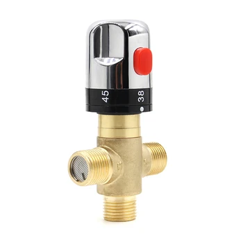 Месинг термостатичен смесительный клапан, Кран за душата, Клапа за регулиране на температурата на водата