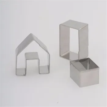 3шт 3D Мини-Къщичка, Коледен Комплект Фрези за 