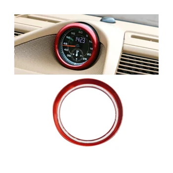 Пръстен с компас, Часовник, хронометър, подреден пръстен, изработени, автоаксесоари за Porsche Panamera 911 Cayenne Macan, червен