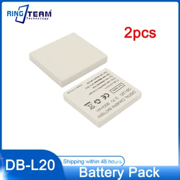 2 × Батерия Sanyo DB-L20 DBL20 Xacti VPC-C4V VCP-CG9 VPC-C1 DMX-C4 (D)