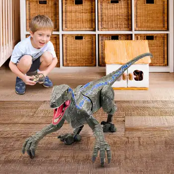 Играчка-динозавър с дистанционно управление, Детски, Радио-управляеми Електрически Ходещи Играчки-динозаврите 