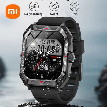 Мъжки Смарт часовници Xiaomi, следи кръвното налягане, Наблюдение на съня, Умни часовници 2,02 