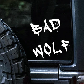 K545 # Bad Wolf Vinyl стикер за автомобил, водоустойчив кола природа на бронята, на задното стъкло, лаптоп